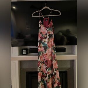 Floral Spaghetti Strap Dress
